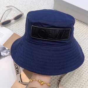 LOEWE dark blue sun hat